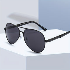 Classic Pilot Polarized Sunglasses Vintage Driving UV Protection