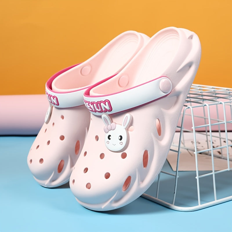 Women's Cartoon Flat Clogs Casual Breathable Sandals