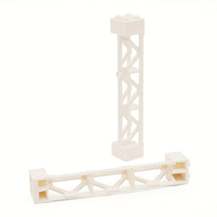 8pcs Building Blocks 2x2x10 Support Pillars Bricks Bulk Compatible 58827 95347