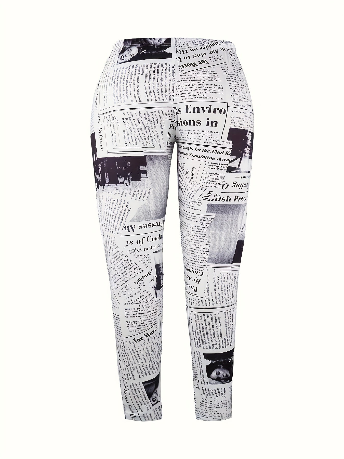  Pop Art Print High Rise Leggings