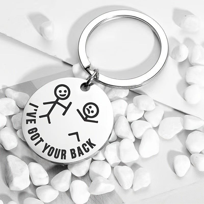 Keychain Stainless Steel Funny Gift Keychain Graduation Christmas Gift Jewelry