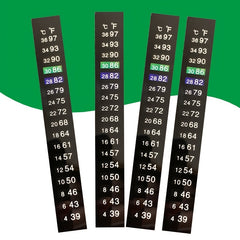 4 Pack Aquarium Thermometer Stickers Easy Accurate Fish Tank Temperature Monitor