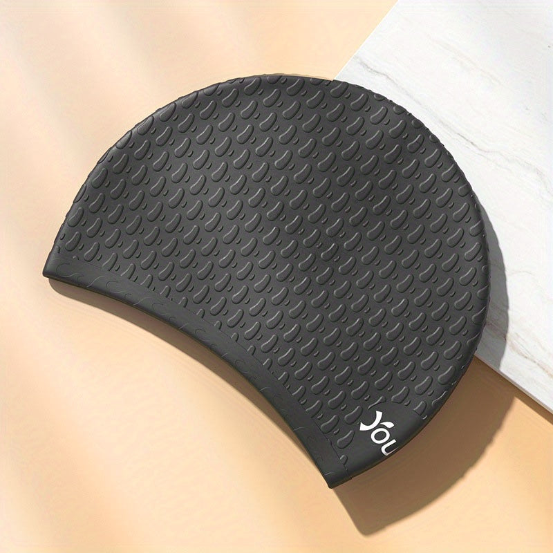 Waterproof Swimming Cap for Women with Ear Protection and Long Hair