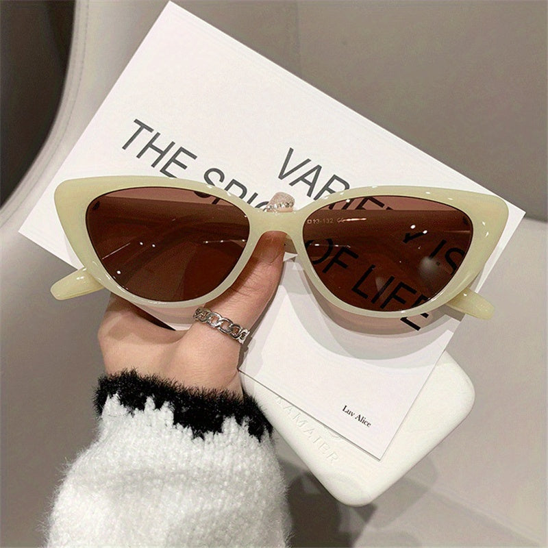 Y2K Cat Eye Sunglasses UV400 Sun Shades Club Beach Party