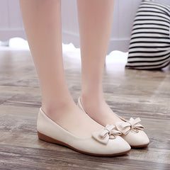 Women's Bow Decor Soft Sole Ballet Flats