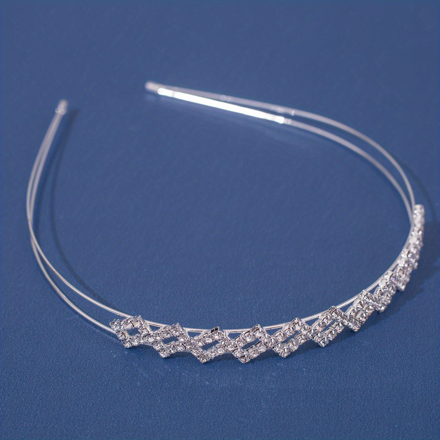 Rhinestone Wedding Headband Bridal Tiara Wedding Headpiece Bride Accessory