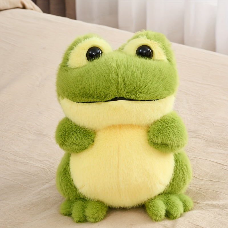 Green Sitting Frog Plush Toy 9.8 inch Stuffed Animal