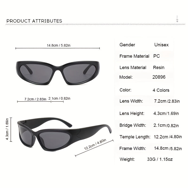 Men's Y2K Cycling Sports Sunglasses UV Protection Beach