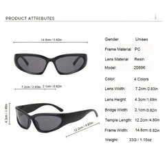 Men's Y2K Cycling Sports Sunglasses UV Protection Beach