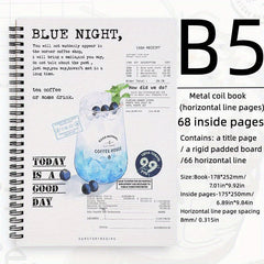 B5 Summer Ice Drink Coil Notebook