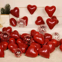 40pcs Red Love Balloon Set for Romantic Party House Decor