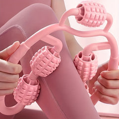 Ring Roller Five Wheel Massager for Tight Legs & Calves Relief