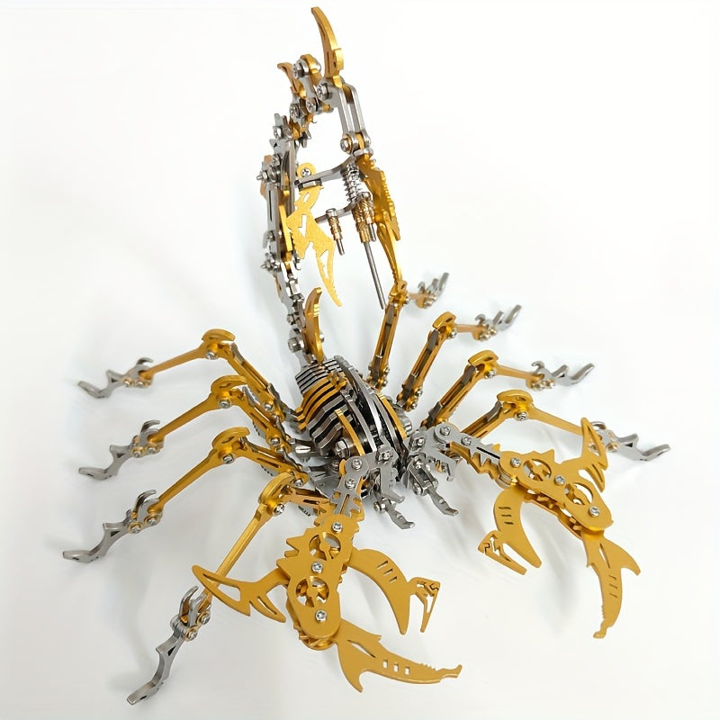 Scorpio 3D Metal Puzzle DIY Kit in Pink Purple Red Green Golden