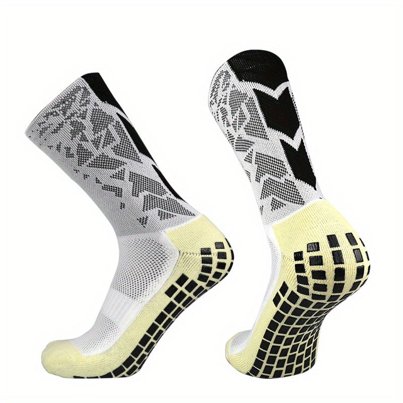 Colorful Pattern Anti-Skid Silicone Football Socks