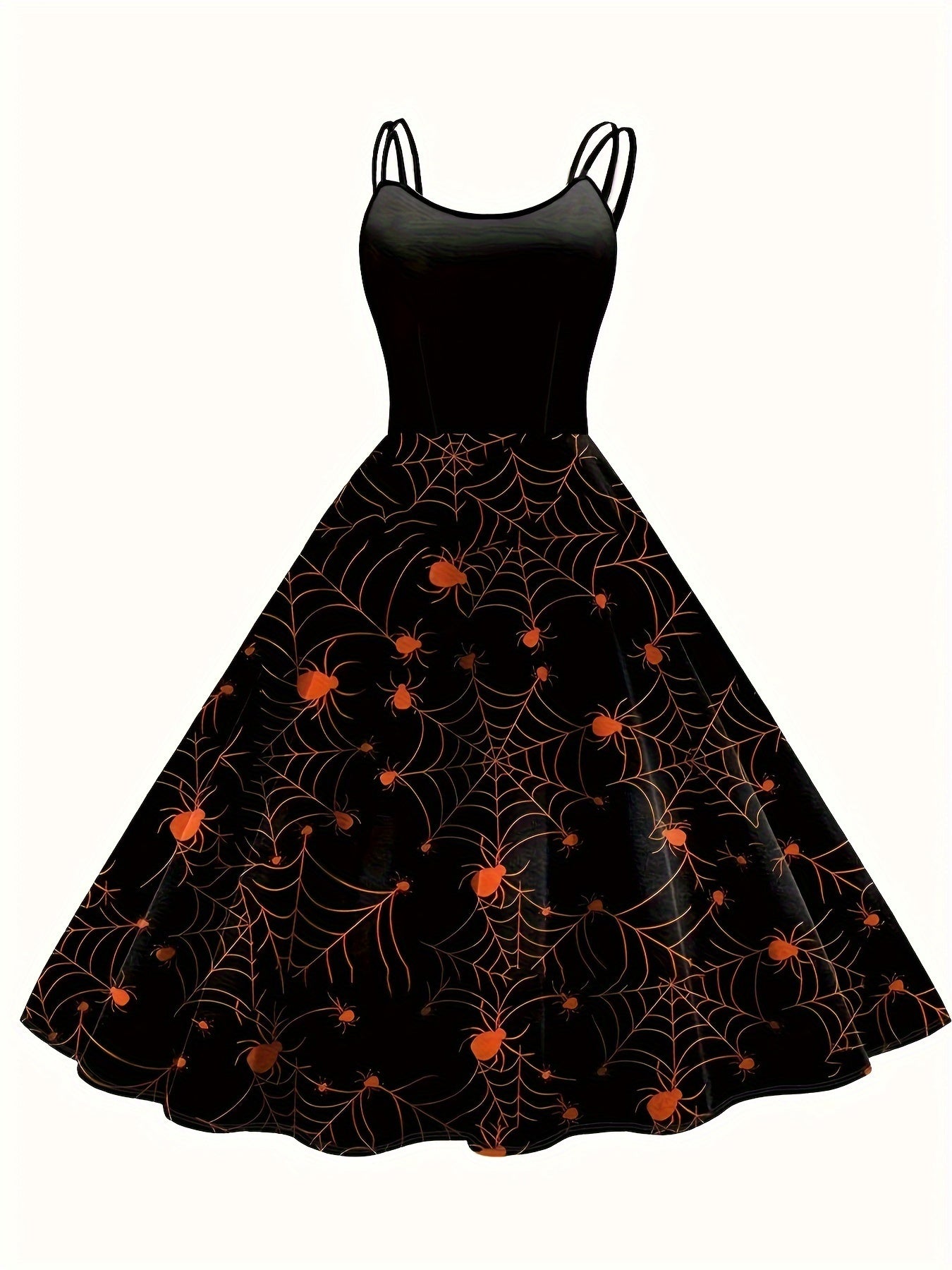  Women's Web Print Cami Dress