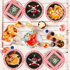 Pirate Party Supplies Set 20pcs Plates and Napkins