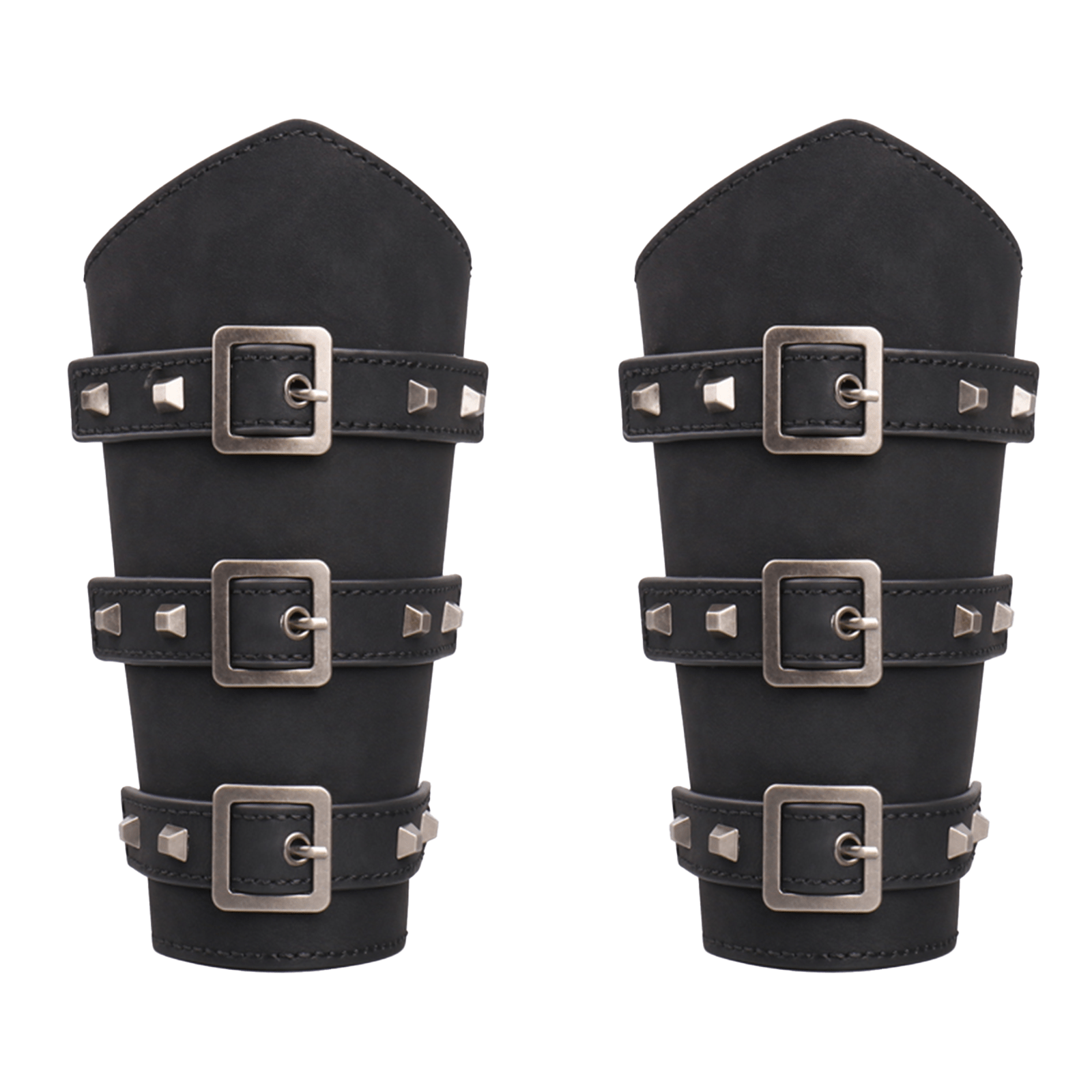 Leather Armguard Medieval Buckle Arm Protector Cosplay Props
