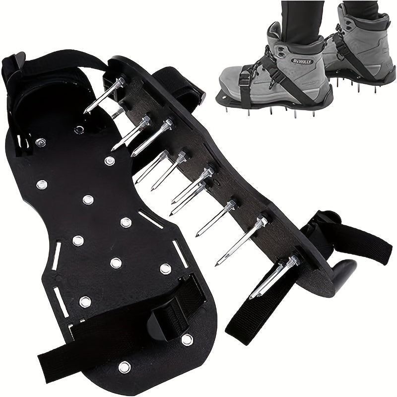 Lawn Aerator Shoes Heavy Duty Spiked Sandals Easy To Use