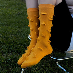3D Hedgehog Socks Comfy & Funny Mid Tube Socks Women's Stockings
