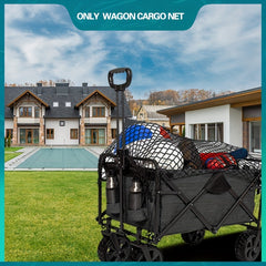 1pc Utility Wagon Net Cargo Net for Garden Cart Folding Trolley