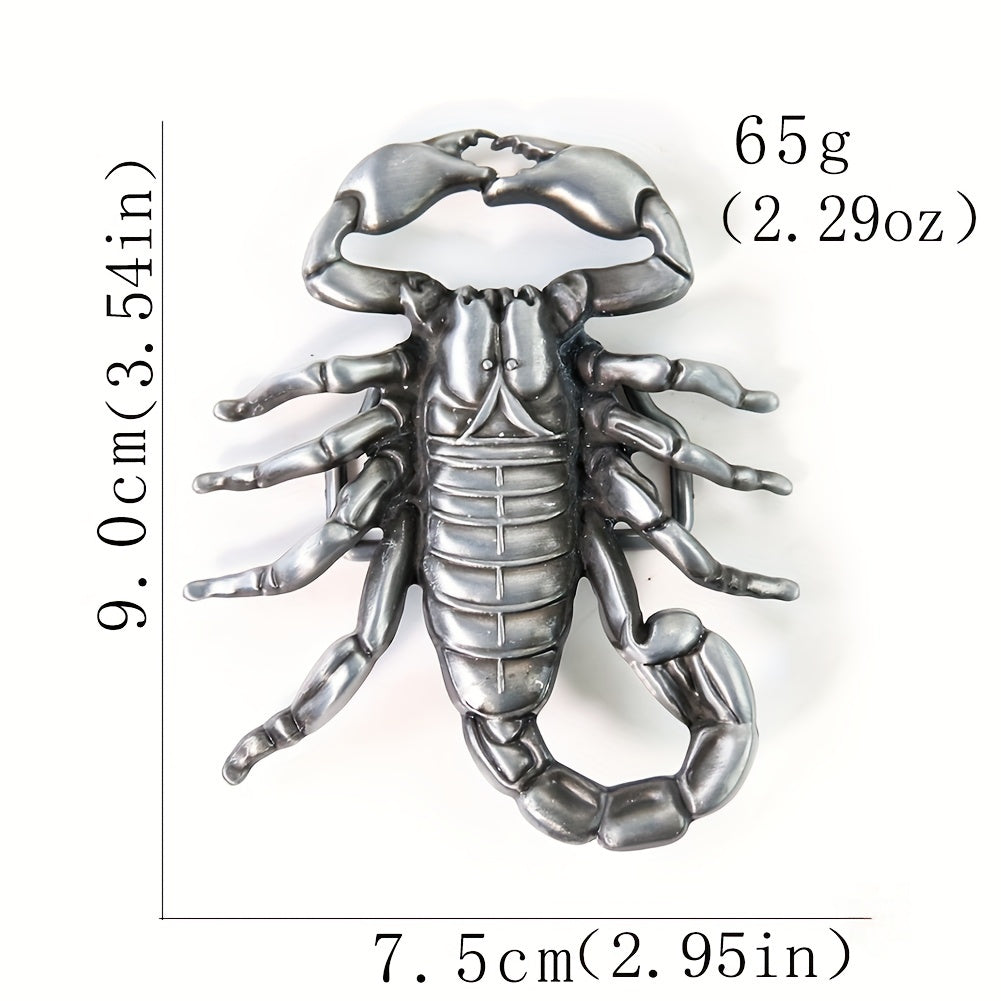 Scorpion King Belt Buckle Western Statement Leather Craft Accessory