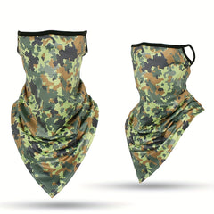 Camouflage Breathable Neck Gaiters Sunscreen Face Mask