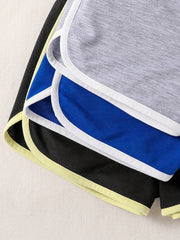 3pcs Girls' Running Shorts Sports Yoga Casual Shorts Athletic Fit
