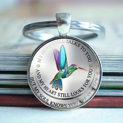 Blue Bird Keychain for Boys Bag Wallet