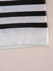 Striped Cami Top with Textured Spaghetti Straps