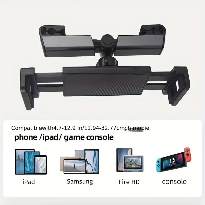 Car Back Seat Phone Mount 360 Rotation Phone Stand For All Smartphones