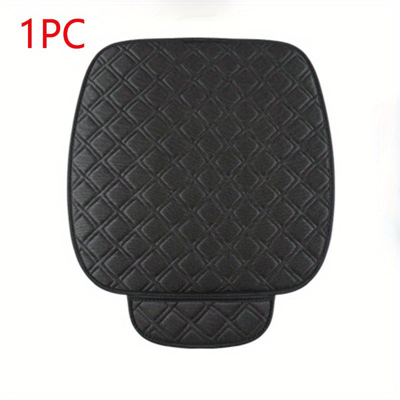 Car Seat Cushion Memory Silk Wadding Non Slip Rubber Bottom With Storage Pouch