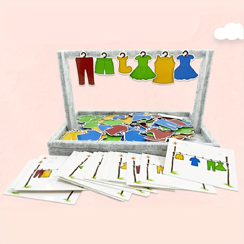 Qixi Colorful Puzzle Toy for Kids Interactive Learning & Drying Game