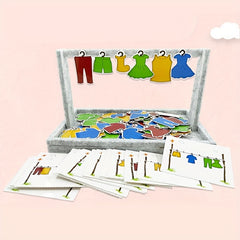 Qixi Colorful Puzzle Toy for Kids Interactive Learning & Drying Game