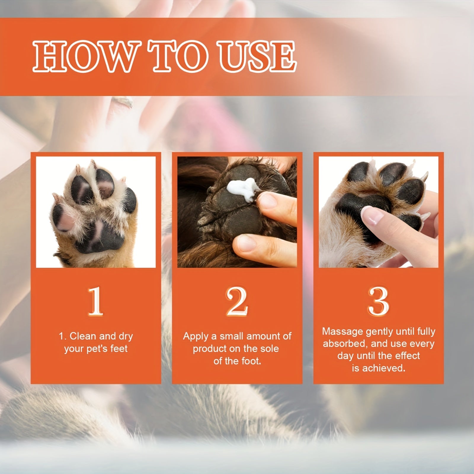 Pet Claw Balm for Healthy Paws Moisturizes Foot Care Balm for Dogs/Cats