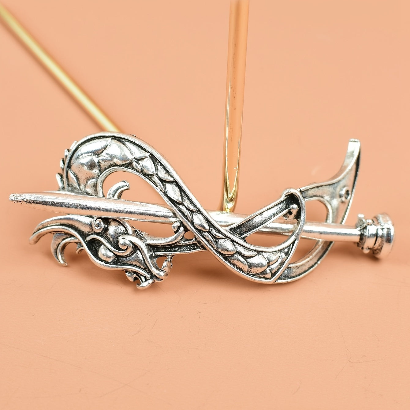 Viking Hair Clips Celtic Knot Hair Pins Vintage Hair Sticks