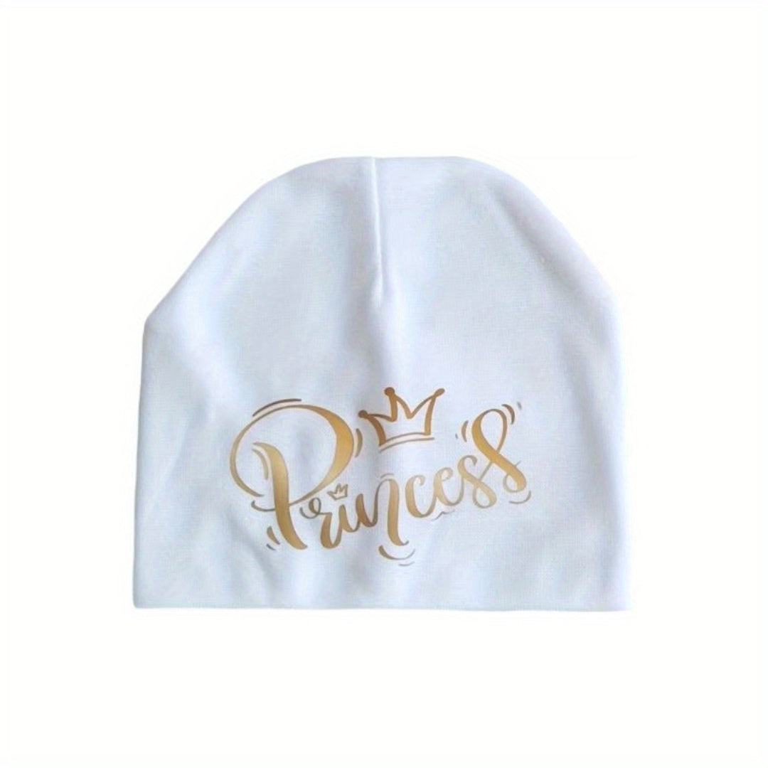 Princess Beanie Cap for Baby Girls Soft & Breathable Hat