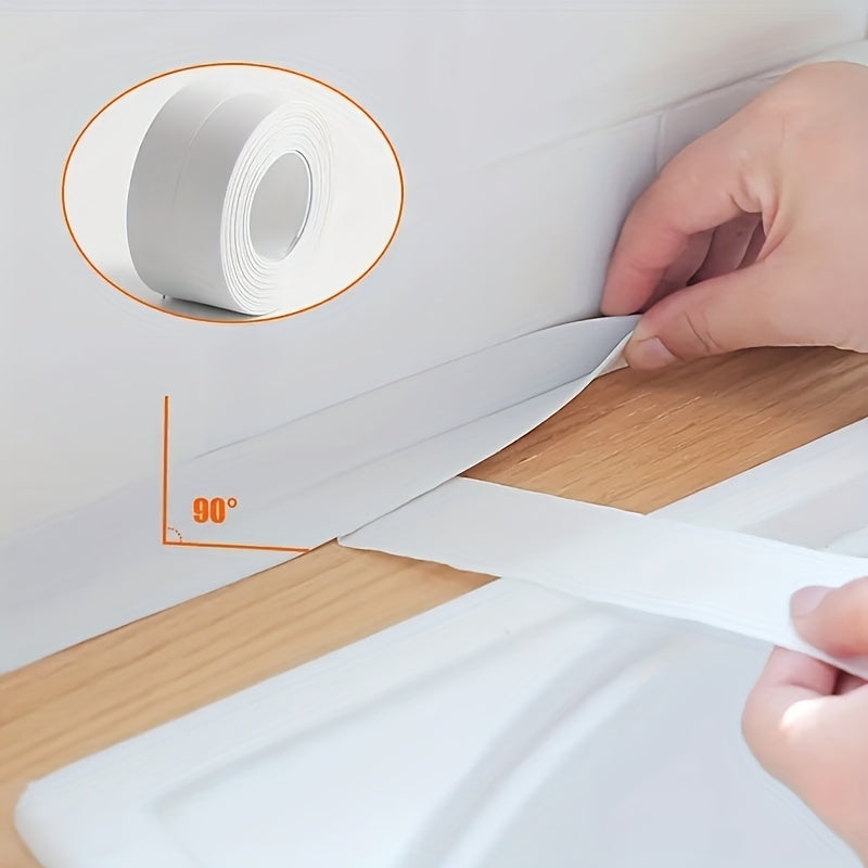 PVC Waterproof Sealing Strip Self Adhesive Kitchen Bathroom Corner Sealant Tape