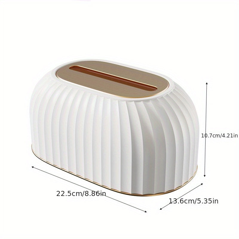 Modern Desktop Tissue Box Holder Automatic Lifting Style