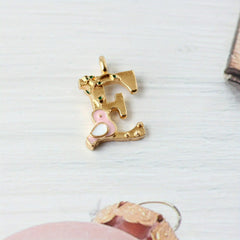 DIY Initial Letter Charms Jewelry Making Kit