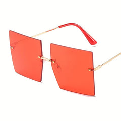 Men Square Frame Sunglasses Outdoor UV Protection
