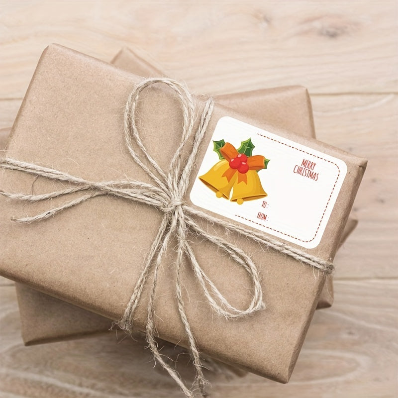 250pcs Christmas Holiday Shopping Self adhesive Sticker Sealing Sticker Label
