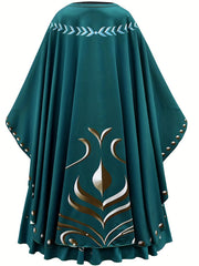 Toddler Girls Square Neck Dress With Cape Costume