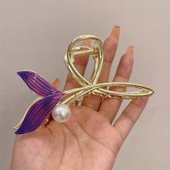 Geometric Hair Claw Large Clip Girl Hair Accessory