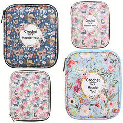 Crochet Storage Bag Knit Needle Zippered Storage Bag Waterproof