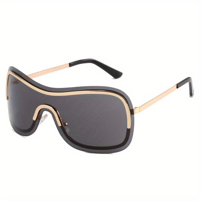 Y2K Gradient Rimless Sunglasses UV400