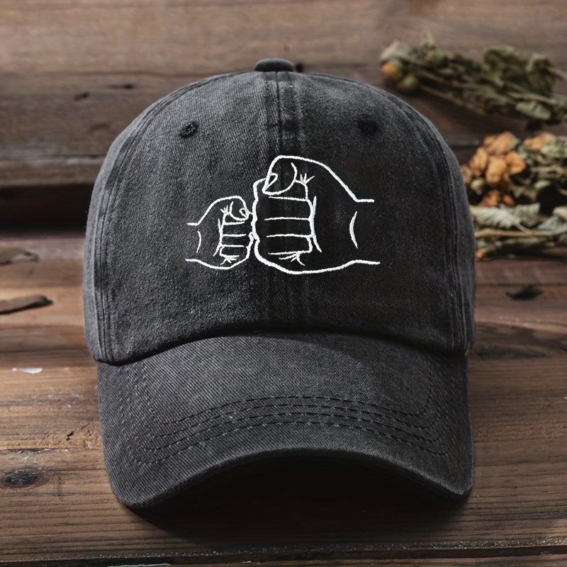 Washed Distressed Baseball Cap Adjustable Dad Hat for Men & Women