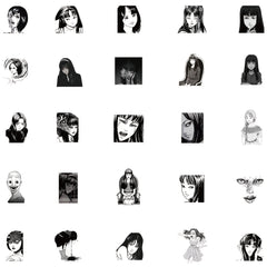 50 Colorful Anime Stickers for Personalizing Your Luggage, Phone, Helmet & More
