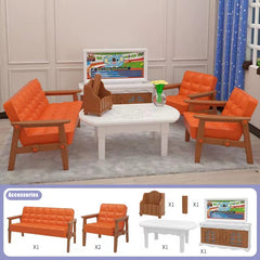 Doll Furniture Dollhouse Accessories Mini Housewarming DIY
