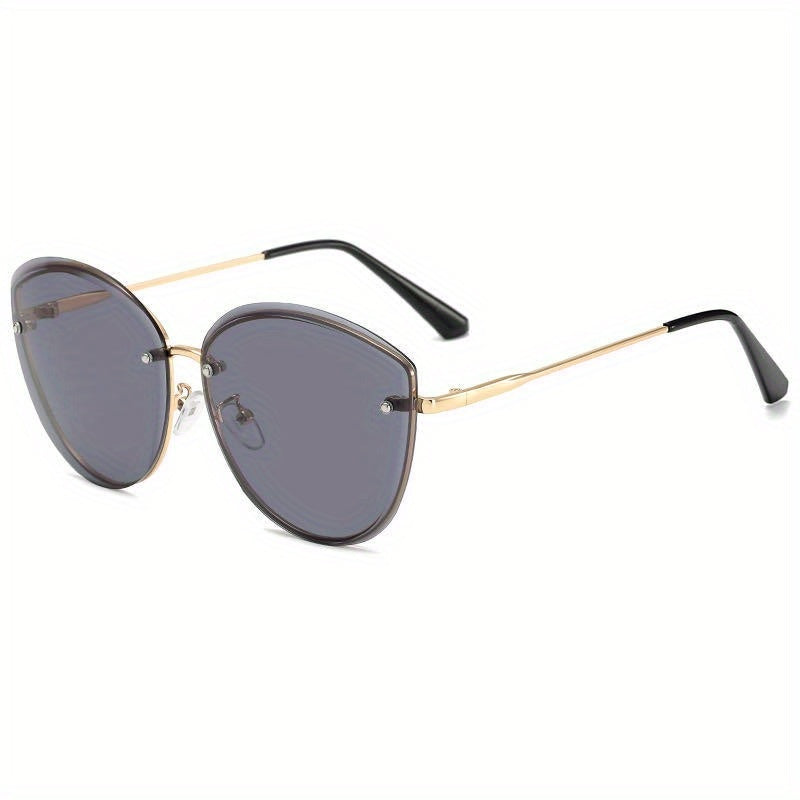 Oversized Cat Eye Sunglasses Gradient Lens UV400