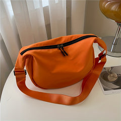 Women's Crossbody Bag Solid Hobo Shoulder Bag For School